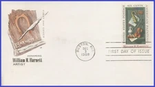USA4 #1386 U/A HOUSE OF FARNAM FDC   William M. Harnett