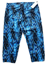 Image of NWT Calvin Klein Performance Quick Dry Tight Women's Cropped Leggings Size XL