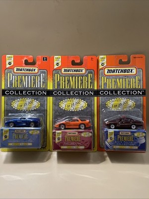 1997 Matchbox Series 12 14 18 Premiere Collection Lot 3 Mach 3, Z28, Minn. State