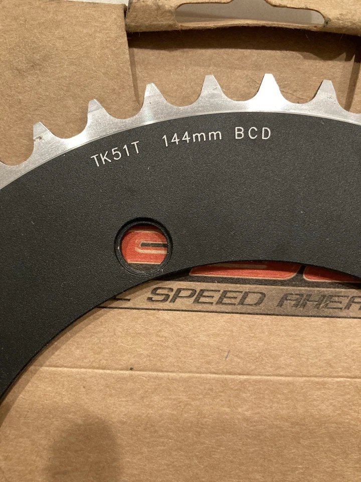 FSA Pro 51 tooth Track Chainring Black 144mm BCD 1/2 X 1/8-inch New Retail box - Image 3 of 4