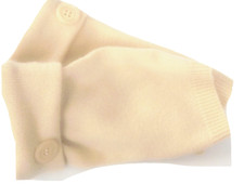 FINGERLESS GLOVES YELLOW CASHMERE MERINO WOOL ONE SIZE FITS MOST S - M - L WOMEN