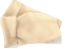 FINGERLESS GLOVES YELLOW CASHMERE MERINO WOOL ONE SIZE FITS MOST S - M - L WOMEN