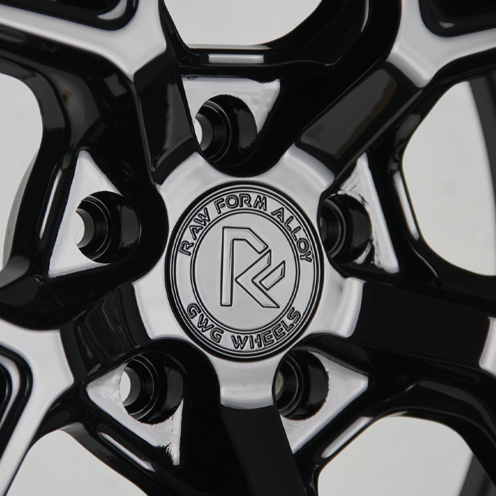 RF6 20 inch STAGGERED Gloss Black Rims fits AUDI R8 2008 - 2018