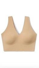 NWD 49 True Co True Body V-Neck Wireless Bra 16802 Beige Small 32-34A/D