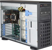 Supermicro CSE-745BAC-R1K23B 4U tower chassis w/1230W Redundant Power Supply