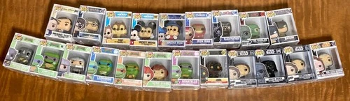 Lot/ 21x Funko Bitty Pop!- Disney Batman TMNT Star Wars DC Harry Potter Office