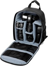 Waterproof DSLR Camera Backpack Travel Camera Bag Padded Photography Backpack