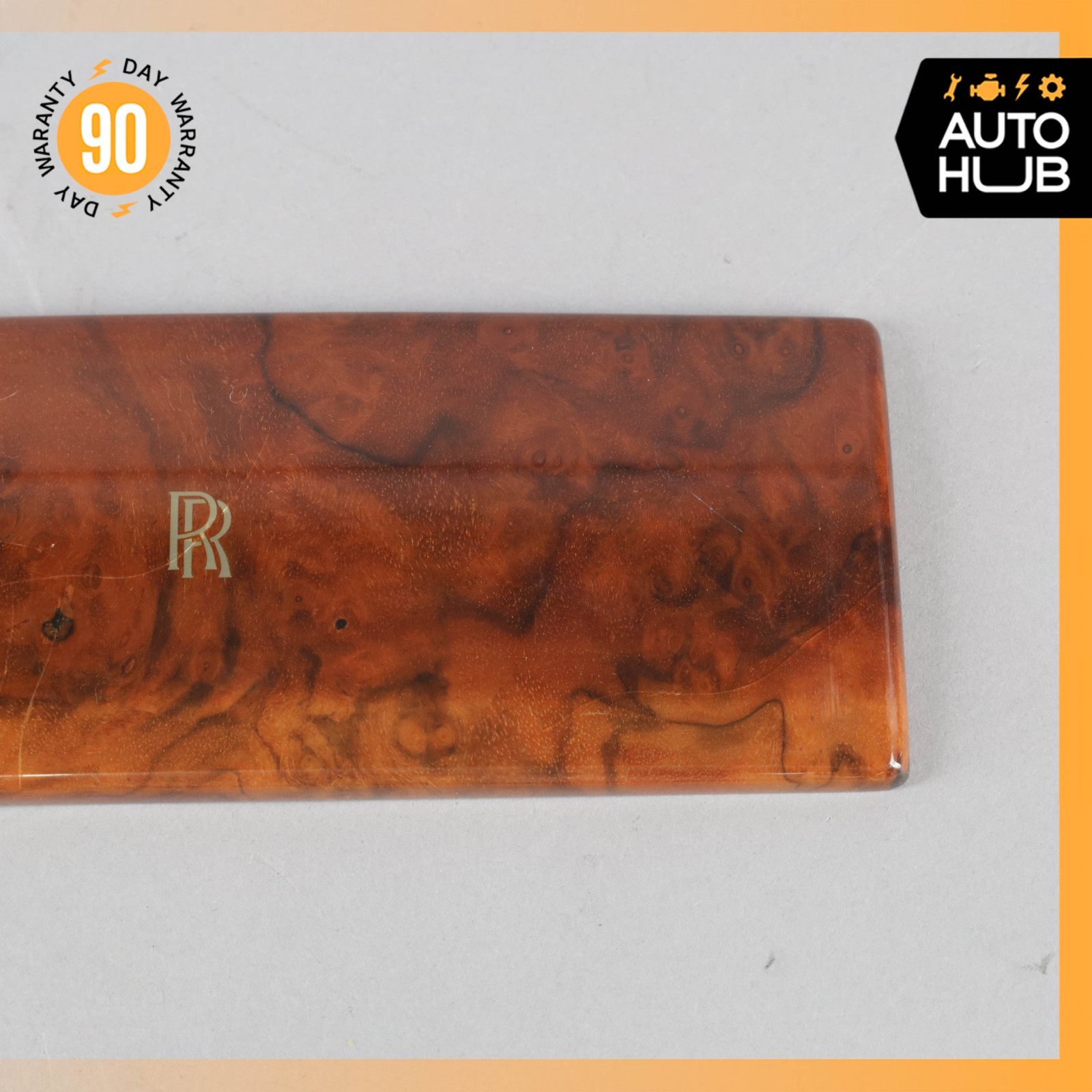 99-02 Rolls Royce Silver Seraph Center Console Radio Cover Trim Panel Wood OEM