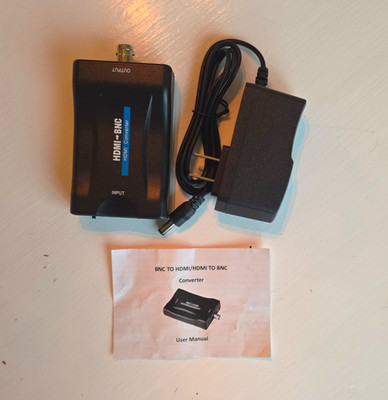 HDMI to BNC / BNC to HDMI Converter Analog/Digital Signal Conversion