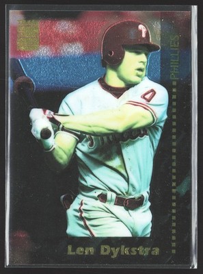 1994 Stadium Club Team #3 Len Dykstra Finest Philadelphia Phillies