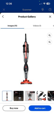#ad Dirt Devil 3 in 1 Lightweight Corded Stick and Handheld Multi Surface Vacuum $25.00