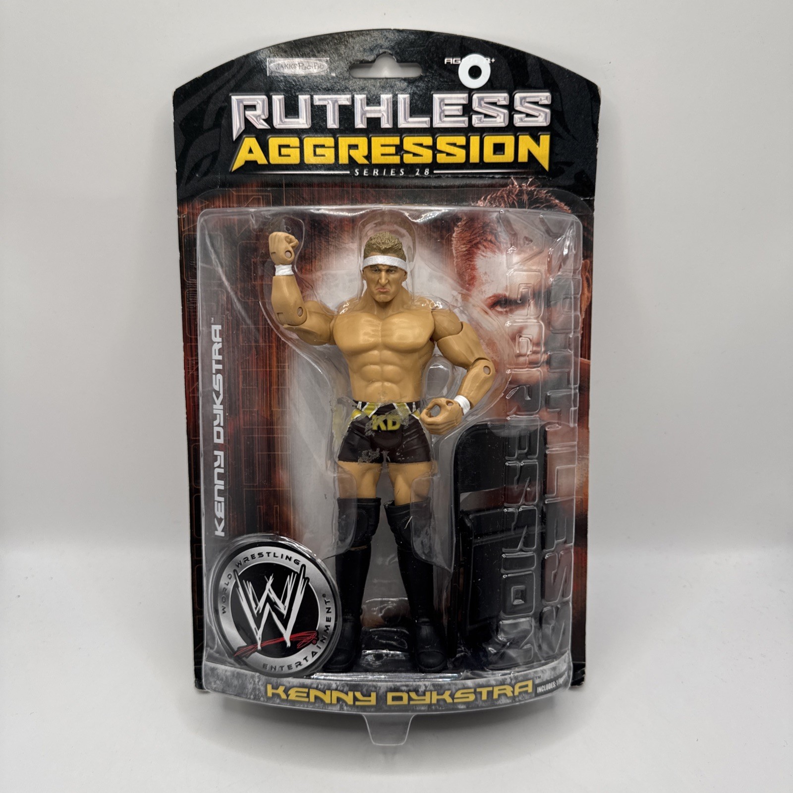 WWE JAKKS RUTHLESS AGGRESSION SERIES 28 KENNY DYKSTRA Wrestling Figure WWE