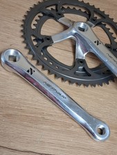 Pédalier double NERVAR Star en aluminium 53/42 vélo vintage