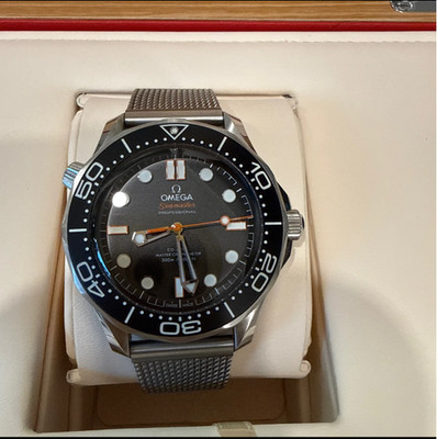 Omega Seamaster Diver 300M Master Co-Axial No-Date 42 Steel/Aluminum/Black