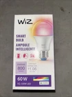 WiZ Smart Bulb Color A19 800 Lumens 60W Eq Wi-Fi BLE Matter 8.8W Multicolor