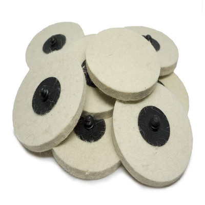 Benchmark Abrasives 3 Polishing Buffing Felt Quick Change Wool Sanding Discs A
