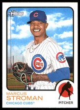 Marcus Stroman 2022 Topps Heritage #OB-M Cubs MLB READ FREE SHIP AutographDen
