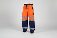 Orange & Navy Superior Hi Vis Joggers Not EN20471