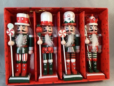 Set of 4 Nutcracker Figurines - 5'' Tall