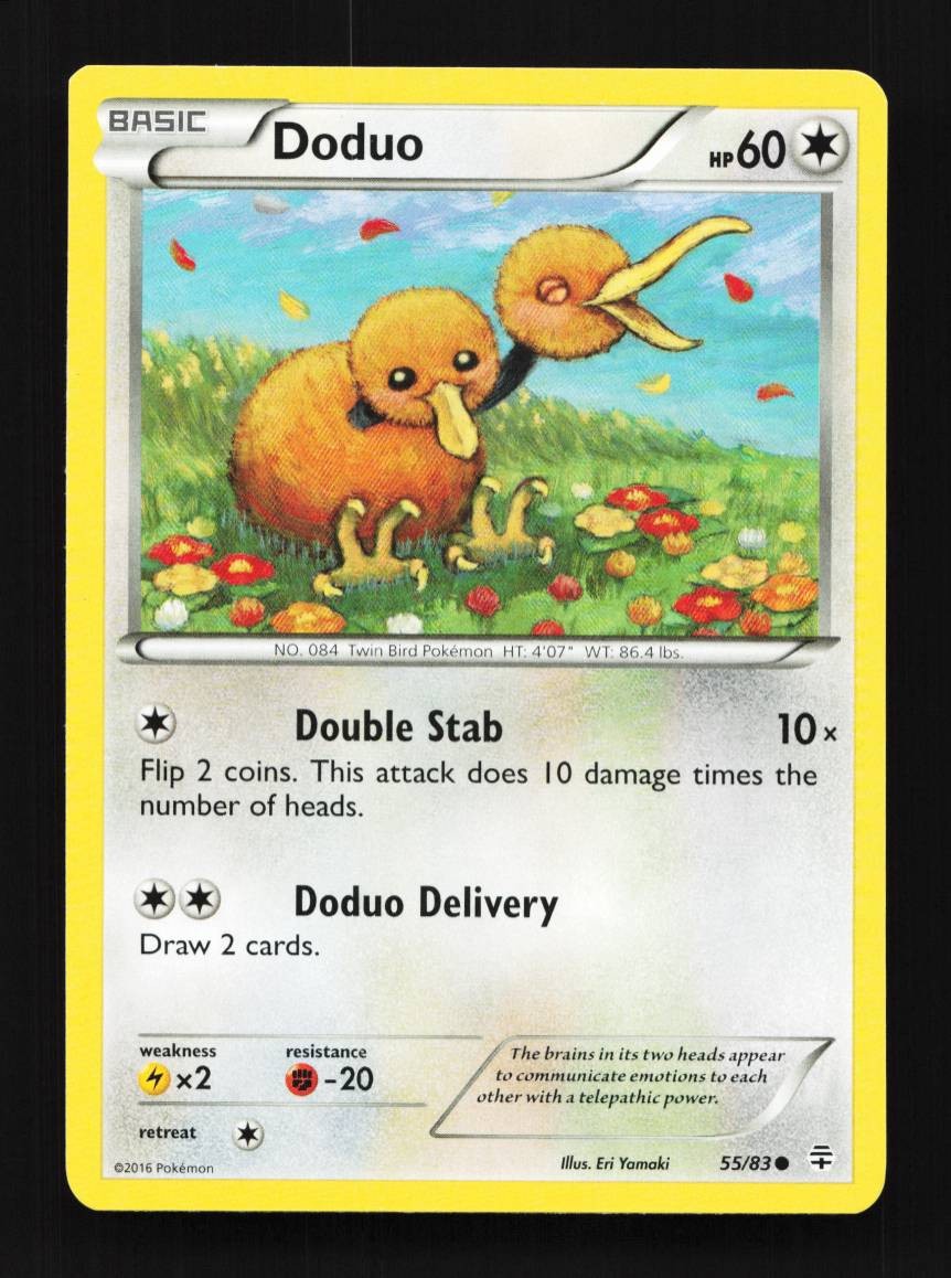 Doduo 55/83 LP Generations English Pokemon Card TCG