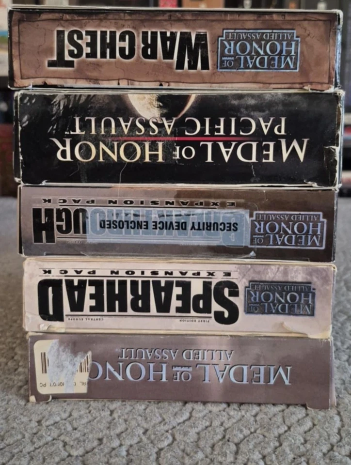 Medal of Honor PC Lot - MOHHA, Spearhead, Breakthrough, Pacific Asslt, Warchest - Image 3 of 4