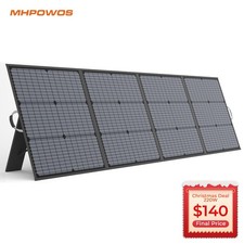 MHPOWOS 40V 220W Solar Panel Kit Portable Foldable Charger for Power Station
