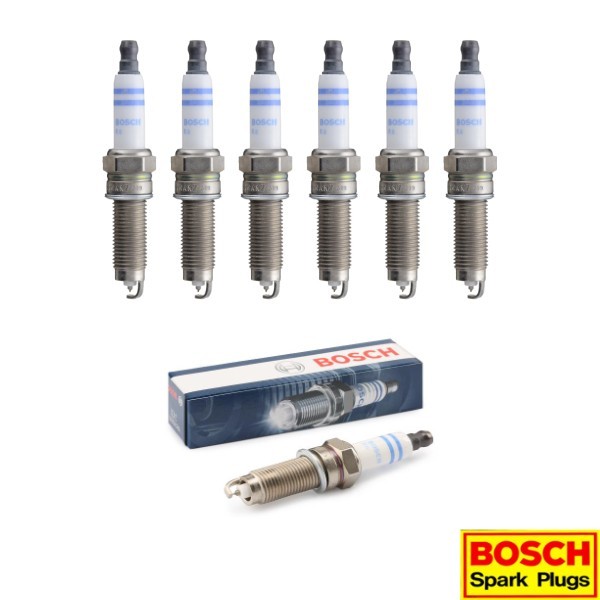 New Set of 6 BOSCH Double Iridium Spark Plug for Q7/ Cayenne/ Atlas CC Passat V6