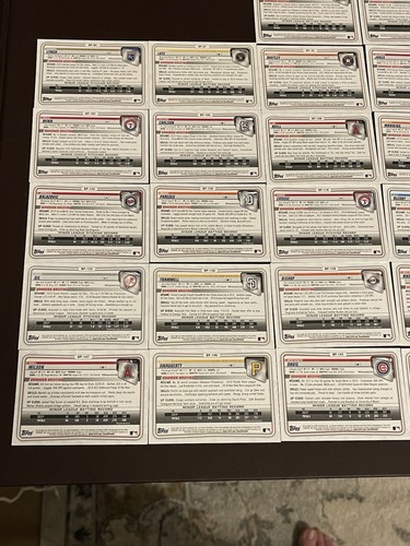 Lot Of 55 Cards - 2020 Bowman - Bowman Prospects / No Duplicates / Set Builder - Picture 10 of 22