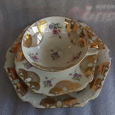 Mitterteich Bavaria 1931 to 1945 Trio of Tea Cup, Saucer, Plate 