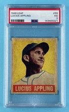 1948-49 Leaf Baseball #59 Lucius Luke Appling - PSA 3 VG