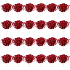 24 StüCk Cheerleading Pom Poms Metallfolie Cheer Pom Poms mit Kunststoffgri2792