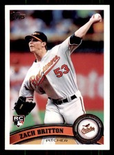 2011 Topps #418 Zach Britton Baltimore Orioles