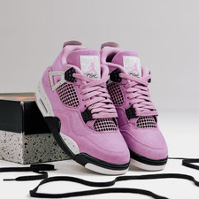 Jordan 4 "Orchid" Mid Top Men's Retro Basketball Shoes Us Size 5-12