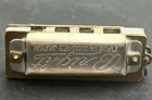 VTG. 1940's "Bright" Mini Harmonica Fob Key Ring Made Occupied Japan  XLNT. COND — photo 4