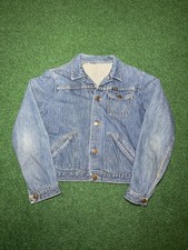 Vintage 70s 80s Wrangler Youth Small Retro Denim Button Up Jacket