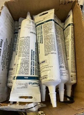 #ad #ad CASE OF 12 PROFLO PFC401WHT PLUMBERS SILCONIZED ACRYLIC LATEX CAULK WHITE $28.99
