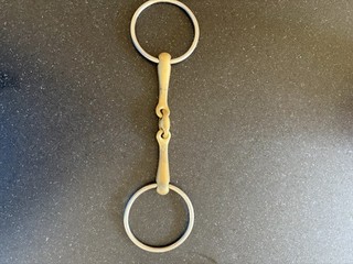 5” Neue Schule Loose Ring Verbindend Snaffle Genuine Salox 12.7cm / 127mm