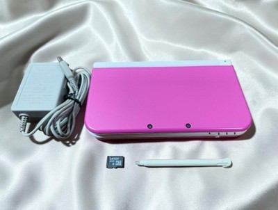 EXC] New Nintendo 3DS XL LL Pink White Console w/Charger Box
