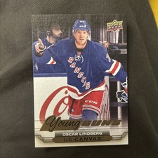 2015 UPPER DECK #C115 OSCAR LINDBERG UD CANVAS YOUNG GUNS RC ROOKIE