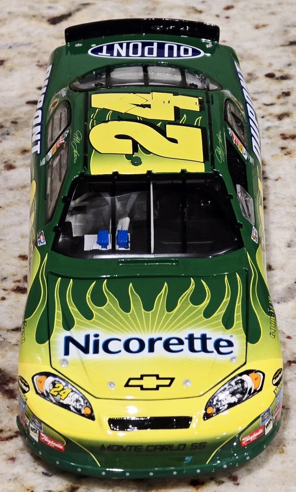 Jeff Gordon Nicorette Monte Carlo SS 2007 #24 1:24 diecast RCAA propietario seleccionado Foto 4 de 4