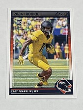 2024 Score Football #343 - Troy Franklin RC - Denver Broncos