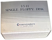 Commodore 1541 Single Floppy Disk Drive FDD Original Box And Packing Japan