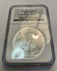 2006-W American Silver Eagle NGC MS69 20th Anniversary Burnished