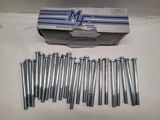 Midwest 1/2"-20x6-1/2" Hex Head Cap Screws Grade 5 Steel Zinc Plated (24qty)