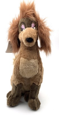 NEW W/ Tags Rare Vintage Disney Rita Plush Dog Oliver & Company Stuffed