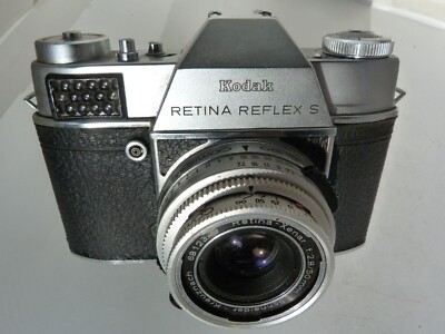 VINTAGE Kodak Retina Reflex S SLR 35mm Film Camera Xenar 50/2.8