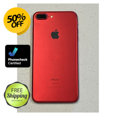 Apple iPhone 7 Plus - 32GB/128GB - Unlocked Verizon/AT&T - Black, Red, Jet Blac