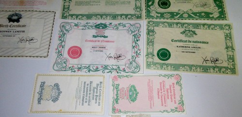 1982 Cabbage Patch Kids Lot / Dolls, Documents, Clothing etc PLEASE READ - Picture 16 of 24
