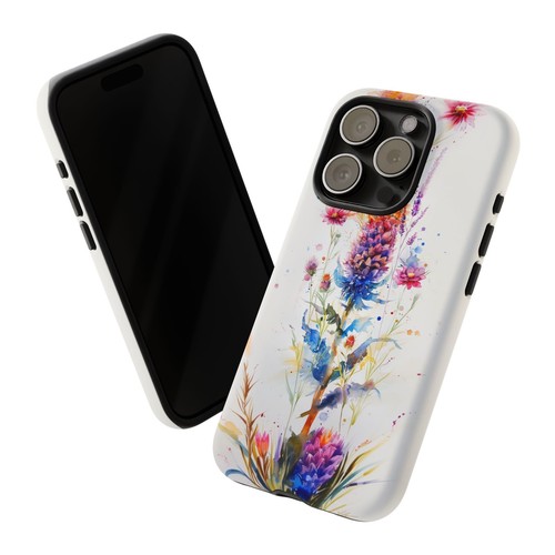 For iPhone | Samsung Galaxy | Pixel Phone Case - Abstract Lavender Flower - 第 47/256 張圖片