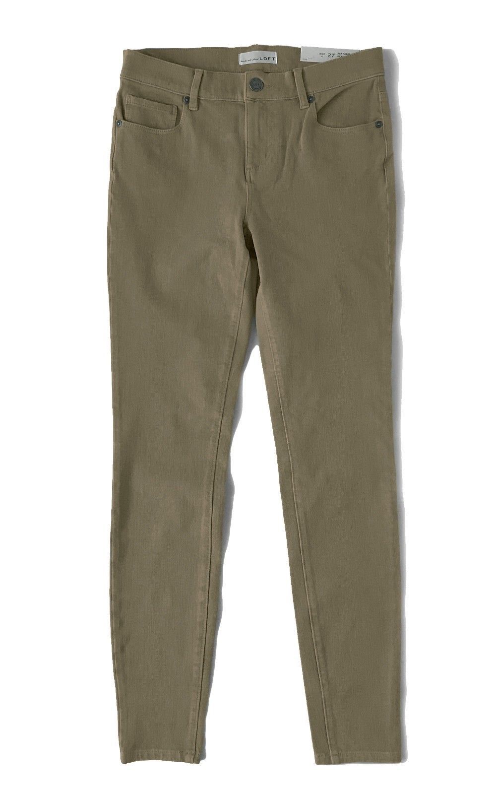 LOFT - Womens 2 (XS) 29 Olive Denim Stretch Performance Legging Jeans LOFT - Womens 2 (XS) 29 Olive Denim Stretch Performance Legging Jeans